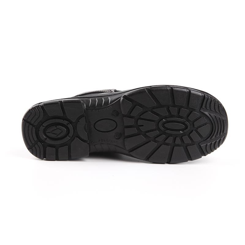 Mid-Cut Full-Grain Cowhide Waterproof Safety Shoes